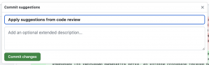 Сохранение правок ревьюера в коммите. Описание перед скриншотом